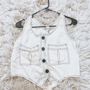 Super cute tie crop top